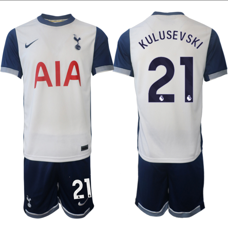 Men 2024-2025 Club Tottenham home White #21 Soccer Jersey->paris st german jersey->Soccer Club Jersey